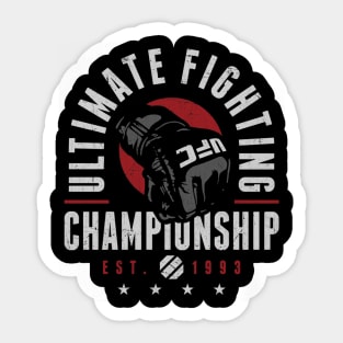 UFC Ultimate Fighting Championship Vector Sticker